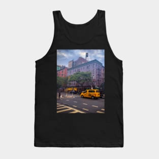 Columbus Ave Upper West Side Yellow Cab Manhattan NYC Tank Top